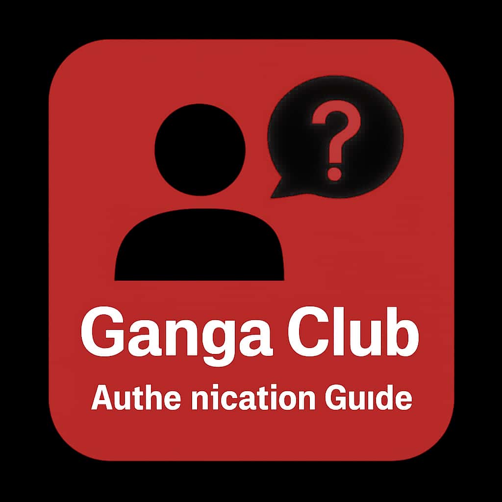 Icon representing Ganga Club Authentication Guide.