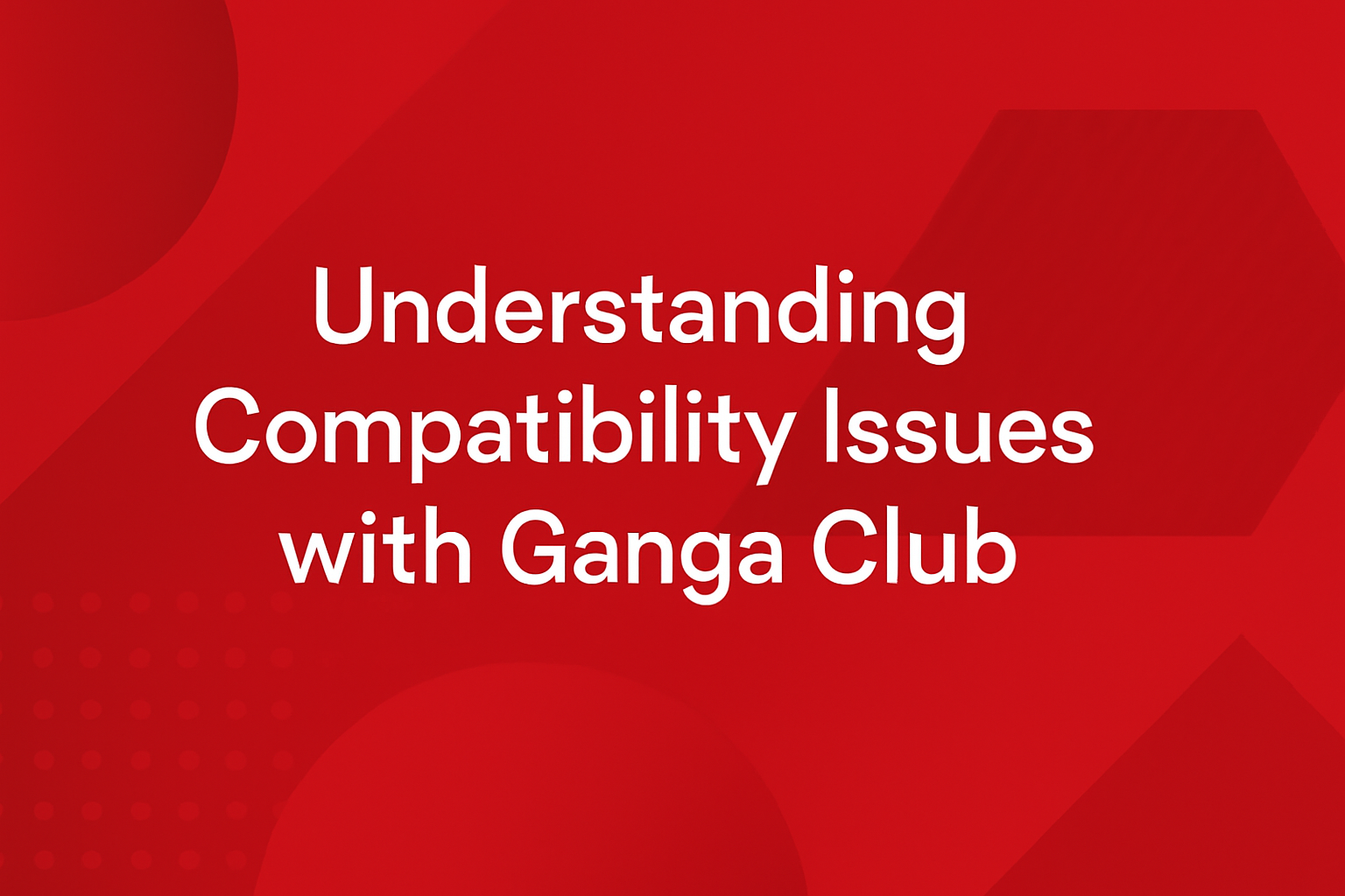 An informational graphic depicting the compatibility of Ganga Club with Android devices.