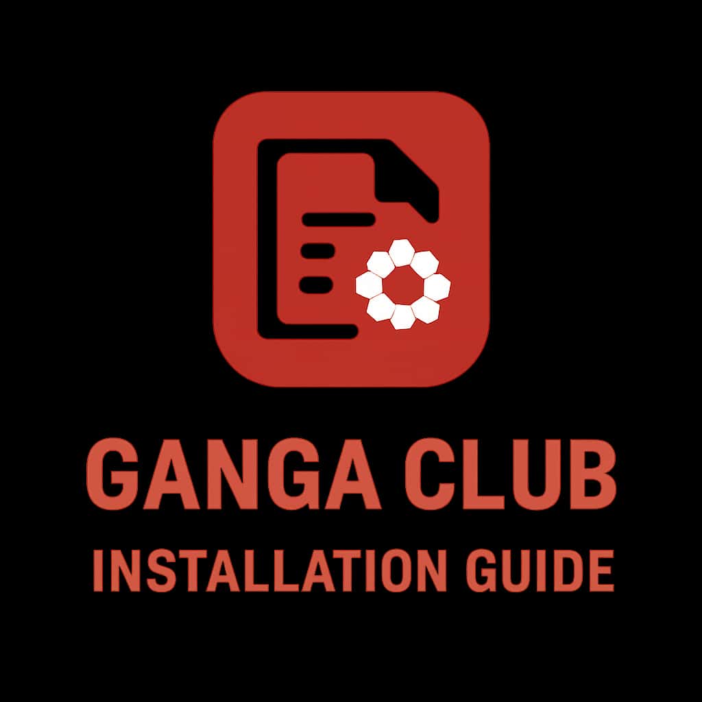 An icon representing the Ganga Club Installation Guide.