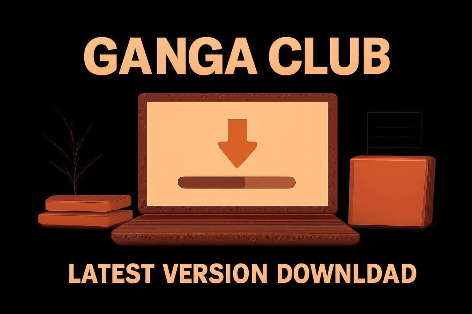Visual guide illustrating the Ganga Club Latest Version Download process.