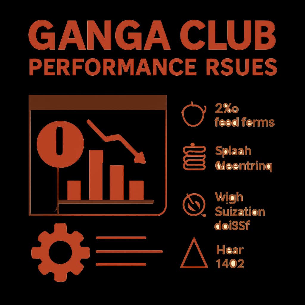 Illustration clarifying Ganga Club performance issues.