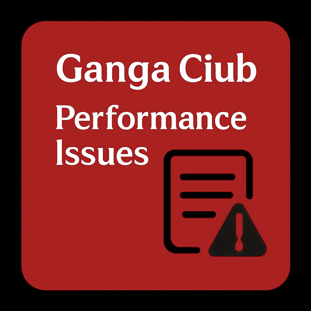 Icon depicting Ganga Club performance issues.
