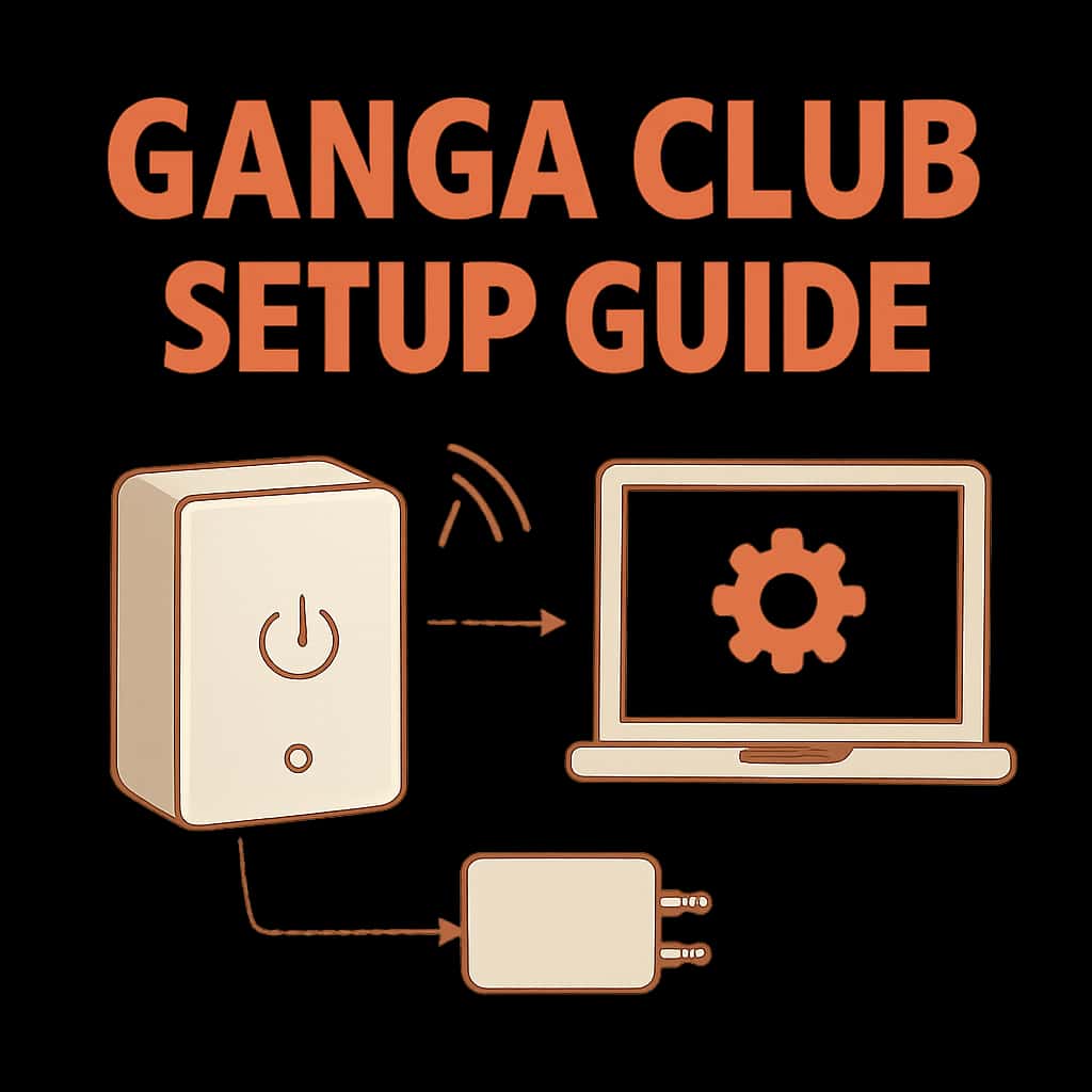 Diagram illustrating Ganga Club setup process.