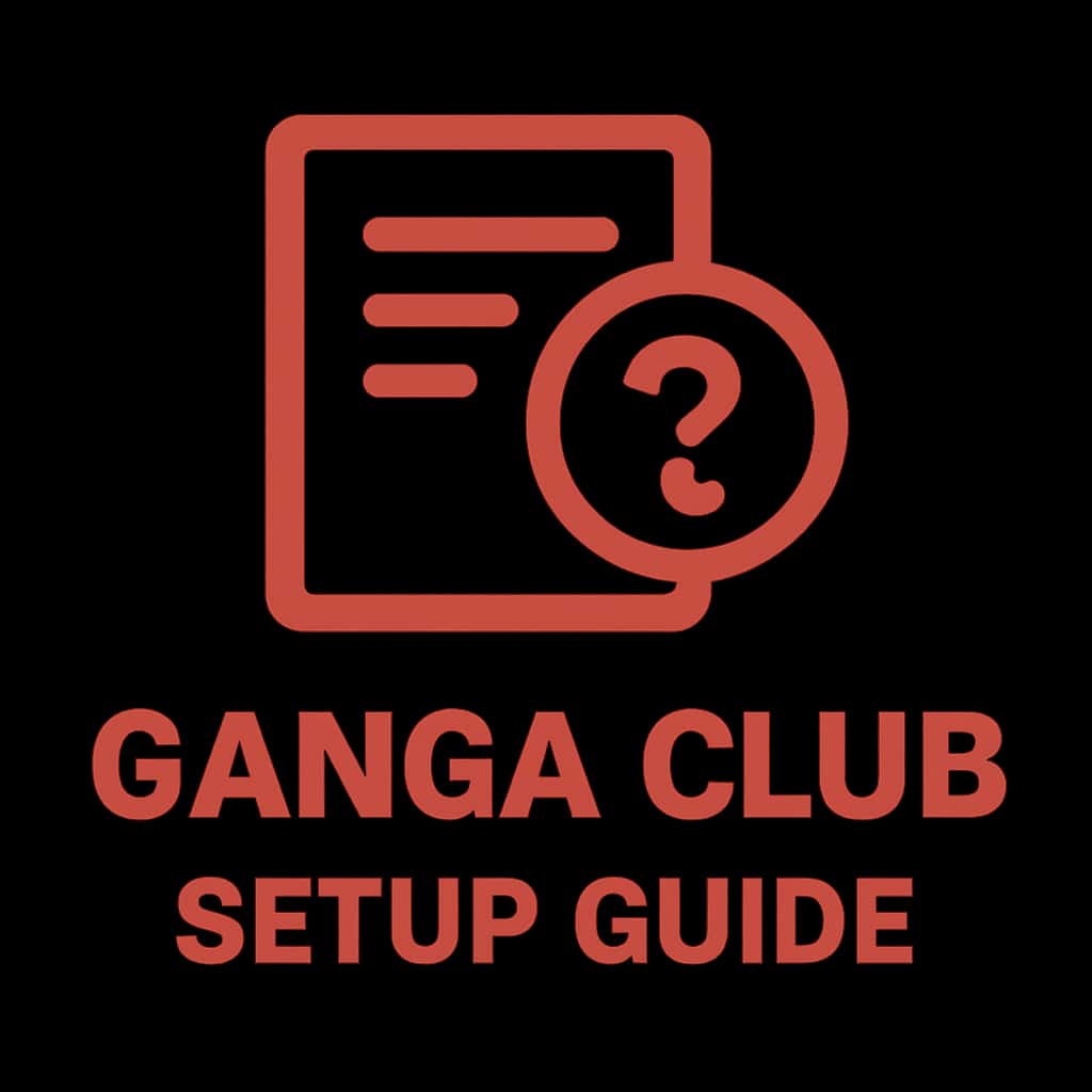 Icon representation of Ganga Club Setup Guide.
