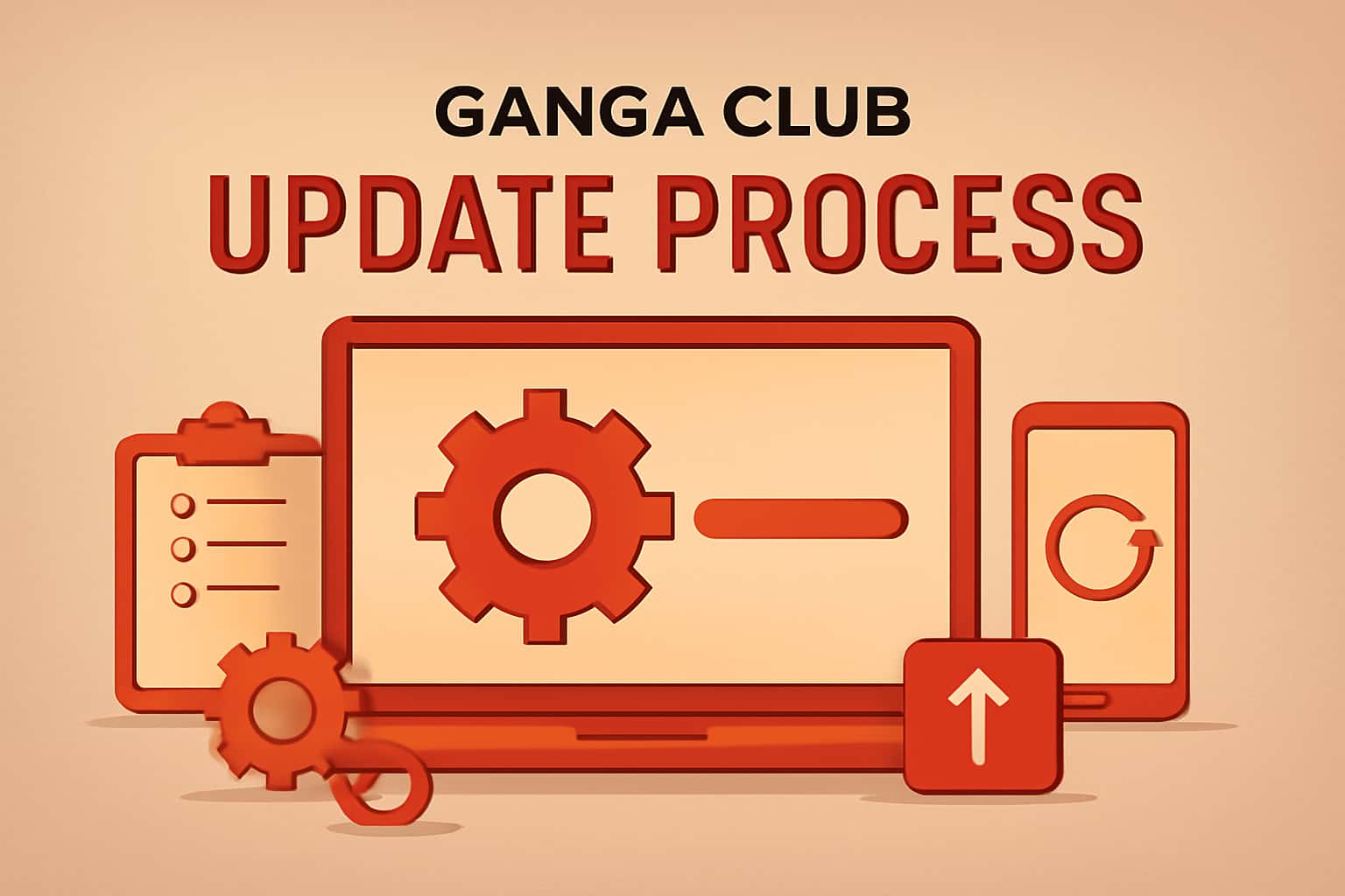 An illustrative representation of the Ganga Club Update Process.