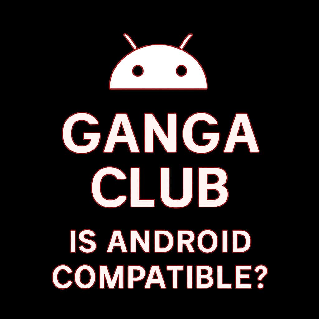 A simple badge illustrating Ganga Club Android compatibility.