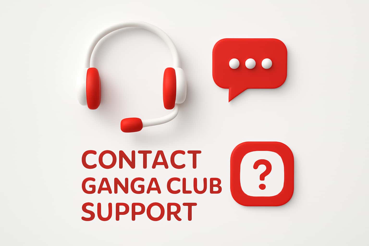 Contact Ganga Club Support Interface
